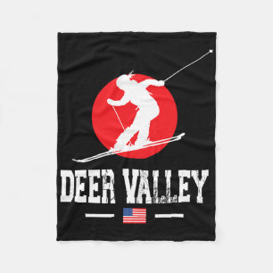 Rehtal Usa Ski Resort Rocky Mountains Amerika Fleecedecke