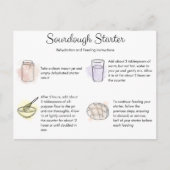 Rehydratation und Fütternd Gebrauchsanweisung Postkarte (Vorderseite)