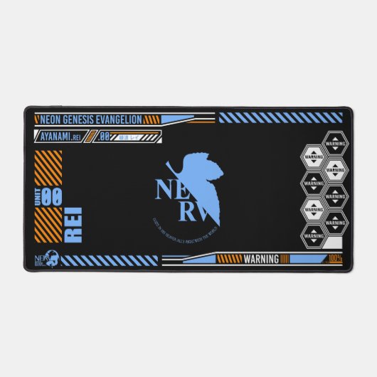 Rei Ayanami Theme Evangelion Schreibtischunterlage (Vorderseite)