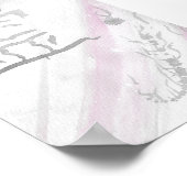 Rei (Ghost) Kanji-Leinwand Poster (Ecke)