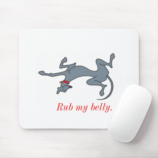 Reiben Sie mein Bauch mousepad (Mit Mouse)