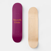 Reibungsloses Gleiten  Skateboard (Vorderseite)