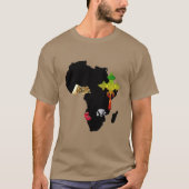 Reich Afrika - T - Shirt der Männer (Vorderseite)