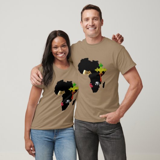 Reich Afrika - T - Shirt der Männer (Unisex)