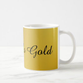 Reich als Gold Kaffeetasse