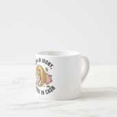 Reich an Ironie, Broke in Cash Espressotasse (Vorderseite Rechts)