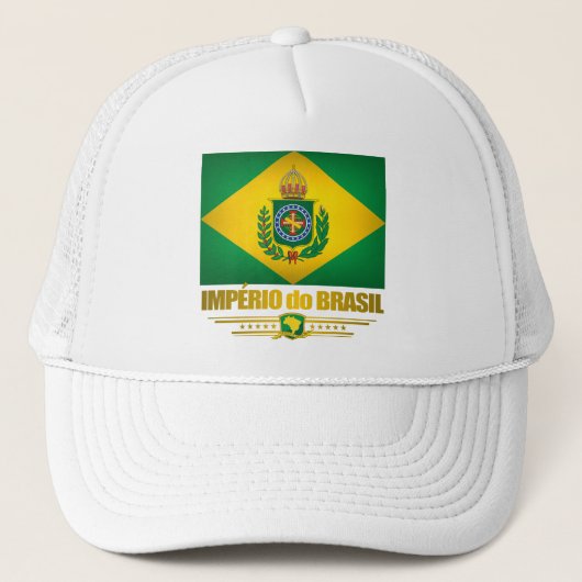 "Reich Brasiliens" Truckerkappe (Vorderseite)