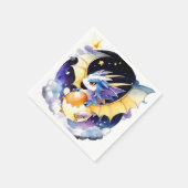 Reich der Drachen: Babydusche Serviette (Ecke)