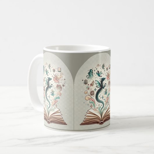 Reich der Fantasie Kaffeetasse (Vorderseite Links)