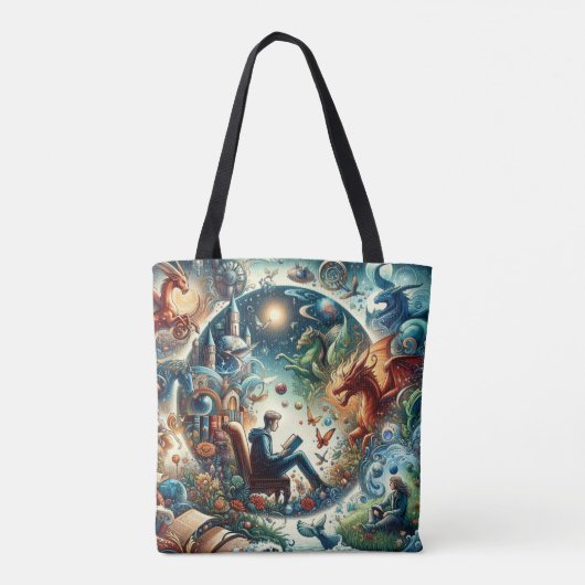 Reich der Fantasie Tasche (Rückseite)