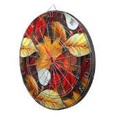 Reich der Foliage mit Ahorn-Blätter in warmen Farb Dartscheibe (Vorderseite rechts)