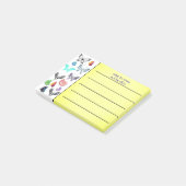 Reich der Muscheln und Schmetterlinge Post-it Klebezettel (angewinkelt)