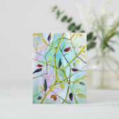 Reich der rustikalen Blätter Postkarte (Stehend Vorderseite)