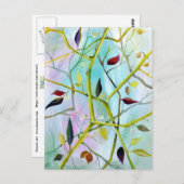 Reich der rustikalen Blätter Postkarte (Vorne/Hinten)