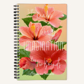 Reich der Word Imagination Inspiration Blütenerwac Notizblock (Vorderseite)