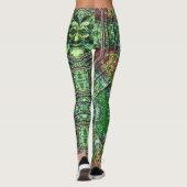 Reich des grünen Mannes Leggings (Rückseite)