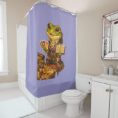 Reich Designer Frosch Charakter Duschvorhang (Beispiel)