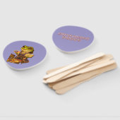 Reich Designer Frosch Charakter Fächer (Non-assembled)