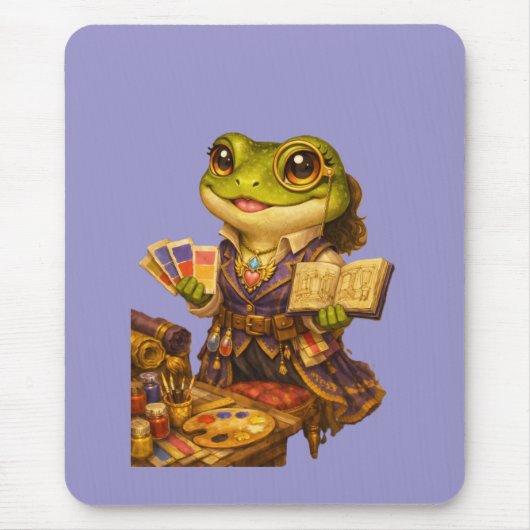 Reich Designer Frosch Charakter Mousepad (Vorne)