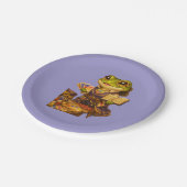 Reich Designer Frosch Charakter Pappteller (Schrägansicht)