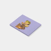 Reich Designer Frosch Charakter Post-it Klebezettel (angewinkelt)