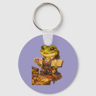 Reich Designer Frosch Charakter Schlüsselanhänger