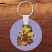 Reich Designer Frosch Charakter Schlüsselanhänger (Vorderseite)