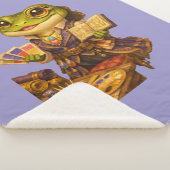 Reich Designer Frosch Charakter Sherpadecke (3/4)