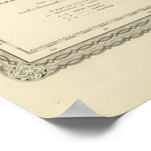 Reich Deutschlands Poster (Ecke)