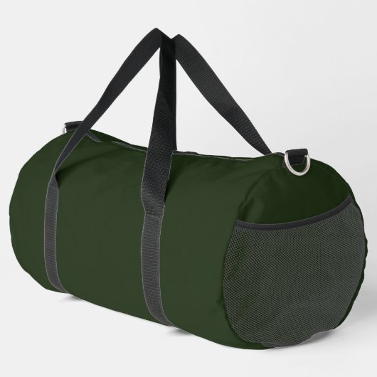Reich dunkelgrün - Allzweckreisewochenende Duffle Bag (Rechte Ecke)