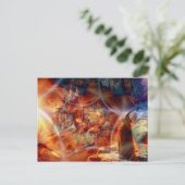 Reich eines Zauberers Postkarte (Stehend Vorderseite)