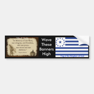 Reich Gottes bumper2 Autoaufkleber