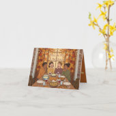 Reich mir das Pie & den Klatsch | Lustige Freunde- Karte (Gelbe Blume)