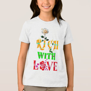 Reich mit Liebe Tri-Blend Shirt