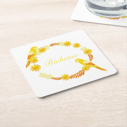 REICH RECHTECKIGER PAPPUNTERSETZER (angewinkelt)