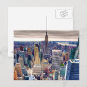 Reich-Staats-Gebäude und Midtown Manhattan Postkarte (Vorne/Hinten)