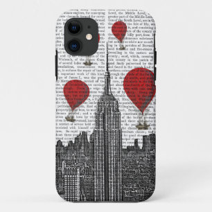 Reich-Staats-Gebäude und Rot - Heißluft-Ballone Case-Mate iPhone Hülle