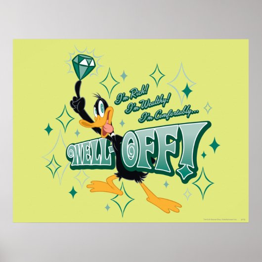 Reich und reich DAFFY DUCK™ Poster (Vorne)