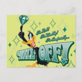 Reich und reich DAFFY DUCK™ Postkarte (Vorderseite)