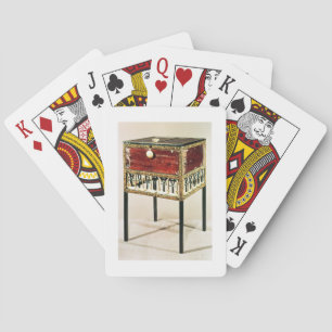 Reich verzierter Schrank aus dem Schatz von Tutanc Spielkarten