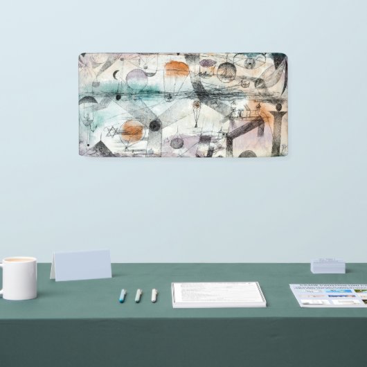 Reich von Air Paul Klee Abstrakter Expressionist Banner (Messe)