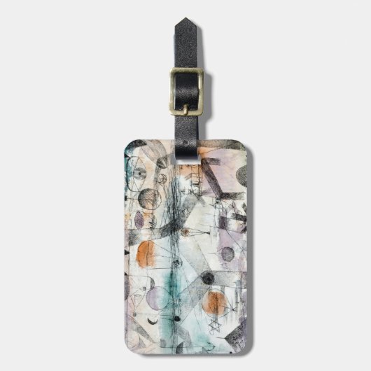 Reich von Air Paul Klee Abstrakter Expressionist Gepäckanhänger (Vorderseite vertikal)