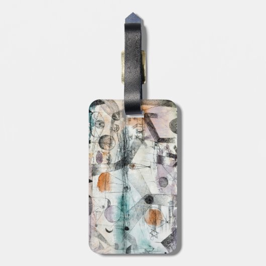 Reich von Air Paul Klee Abstrakter Expressionist Gepäckanhänger (Rückseite vertikal)