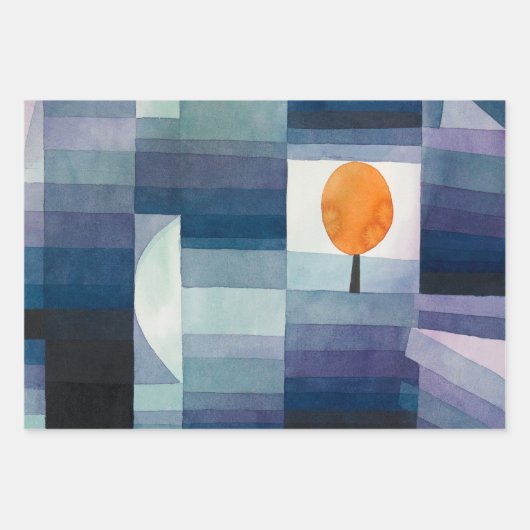 Reich von Air Paul Klee Abstrakter Expressionist Geschenkpapier Set (Vorderseite 2)