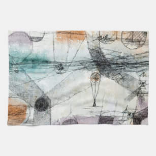 Reich von Air Paul Klee Abstrakter Expressionist Geschirrtuch