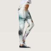 Reich von Air Paul Klee Abstrakter Expressionist Leggings (Rechts)