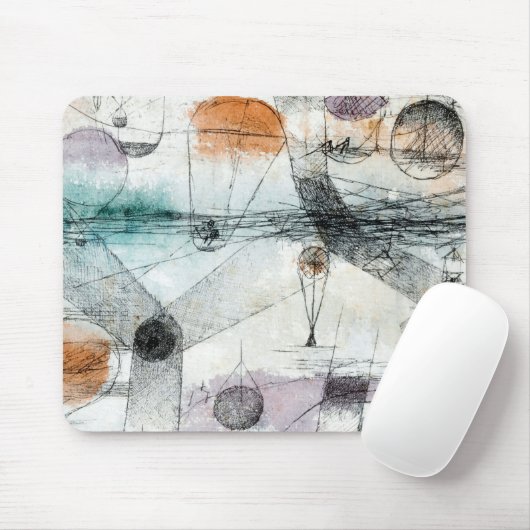 Reich von Air Paul Klee Abstrakter Expressionist Mousepad (Mit Mouse)