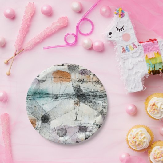 Reich von Air Paul Klee Abstrakter Expressionist Pappteller (Party)