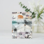 Reich von Air Paul Klee Abstrakter Expressionist Postkarte (Stehend Vorderseite)