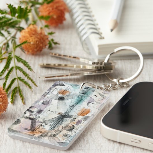 Reich von Air Paul Klee Abstrakter Expressionist Schlüsselanhänger (Vorderseite rechts)